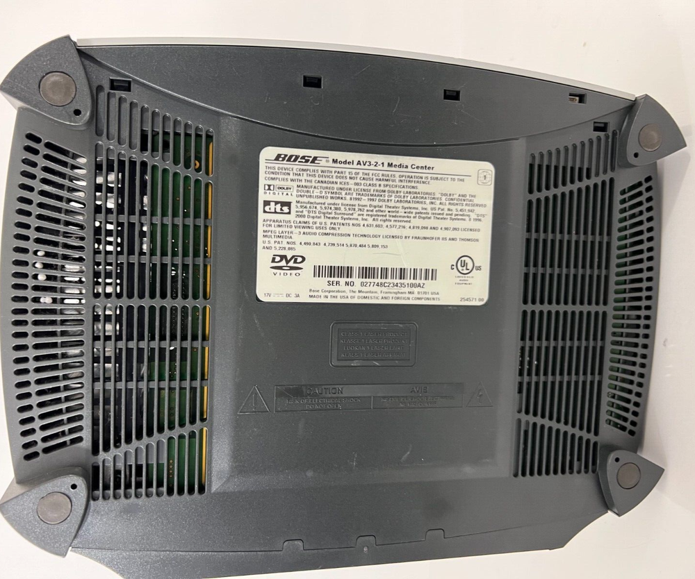 Bose AV 3-2-1 Media Center Receiver - Untested