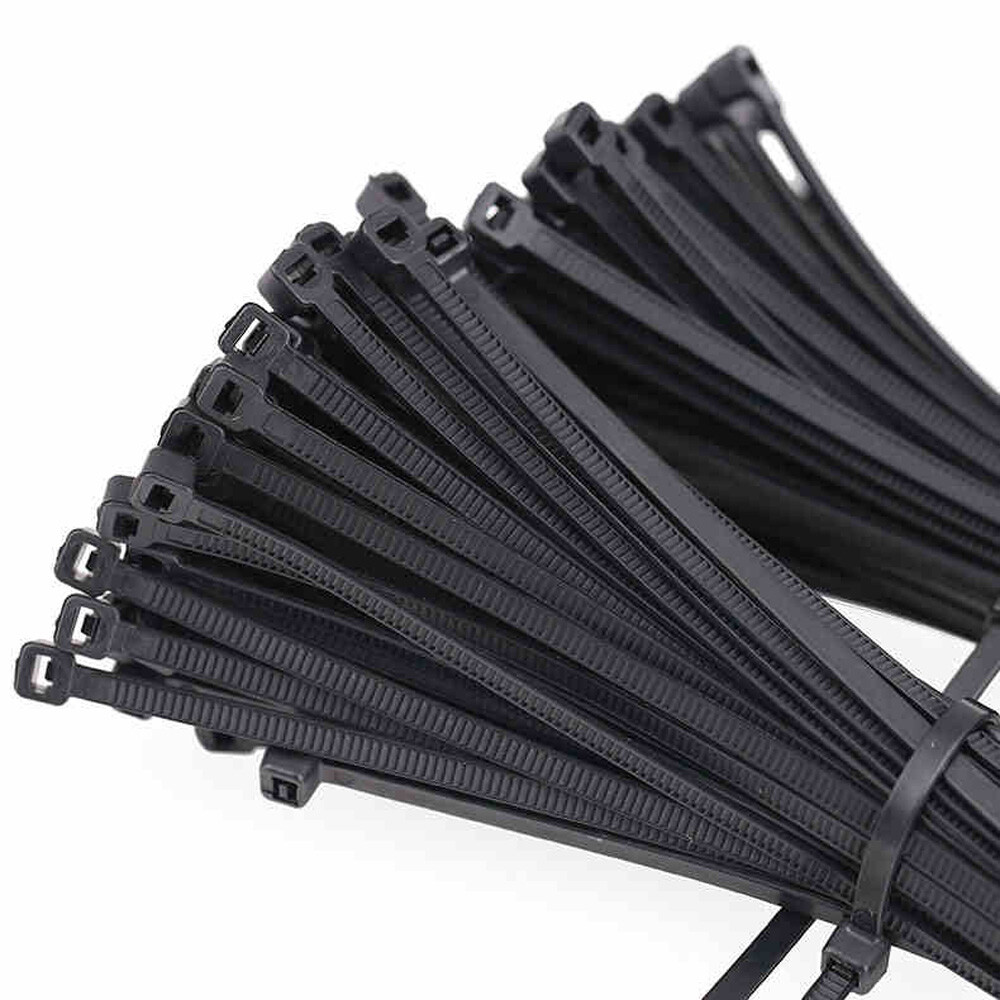 Nylon Plastic Cable Ties Zip Self-Locking Wraps Tie Various sizes White/Black
