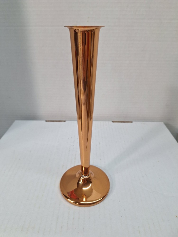 Vtg NOS Coppercraft Guild Bud Vase 8.5"