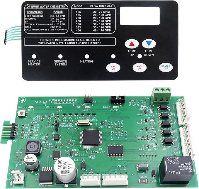 42002-0007S Control Board Kit for Pentair MasterTemp Max-E-Therm Heater