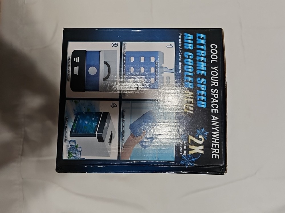 EXTREME SPEED AIR COOLER 2X COOLING POWER PORTABLE AIR CONDITIONER