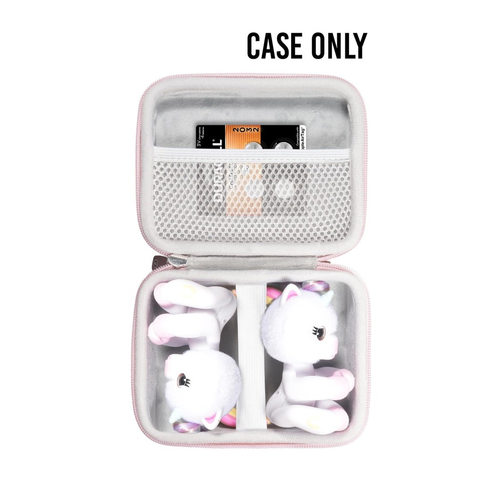GETGEAR Case for Fingerlings 2023 NEW Interactive Baby Monkey (pink)