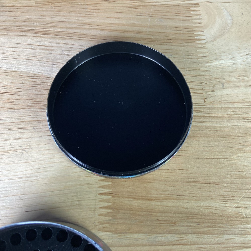 3” Boho Spice Grinder, Cool Black Lucky Tree Pattern, Sun, Moon, Psychedelic