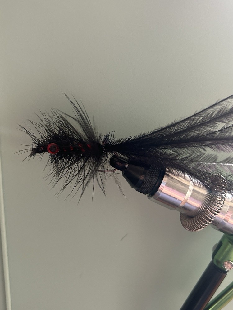 Size 2 Black Marauder streamer fly