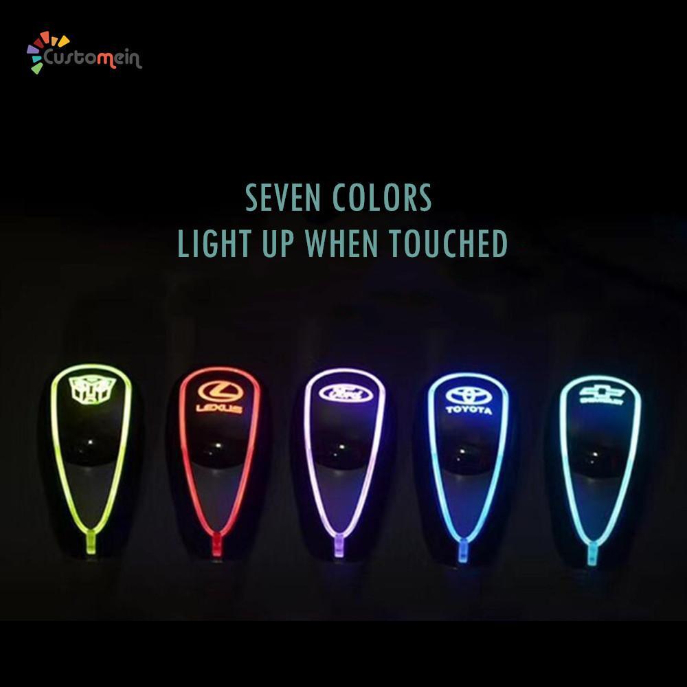 Auto Gear Shift Knob LED Light Multi Color Touch Activated Sensor For NISSAN