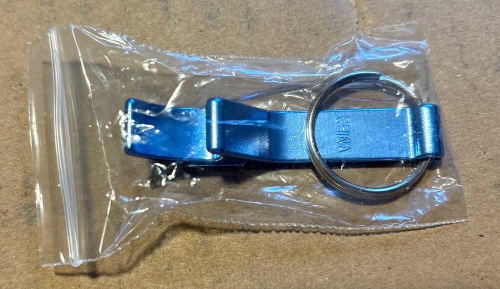 Busch Light Keychain Bottle Opener Light Blue Buschhhhh Light