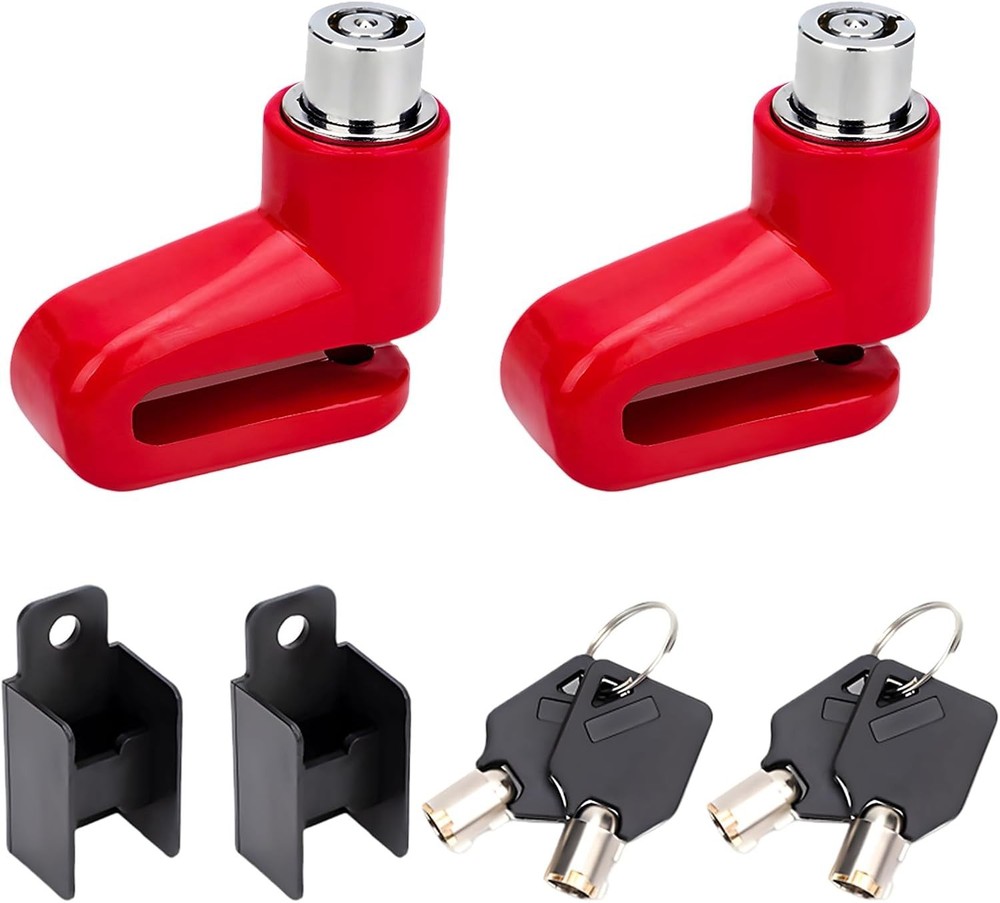Universal Motorcycle Disc Brake Lock 2 PCS - Secure & Durable Protection