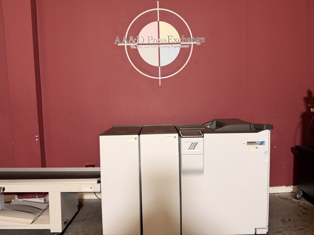 Plockmatic 500 bookletmaker extended Conveyor !Video!