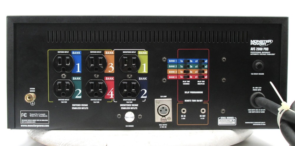Monster Power Pro AVS 2000 Automatic Voltage Stabilizer