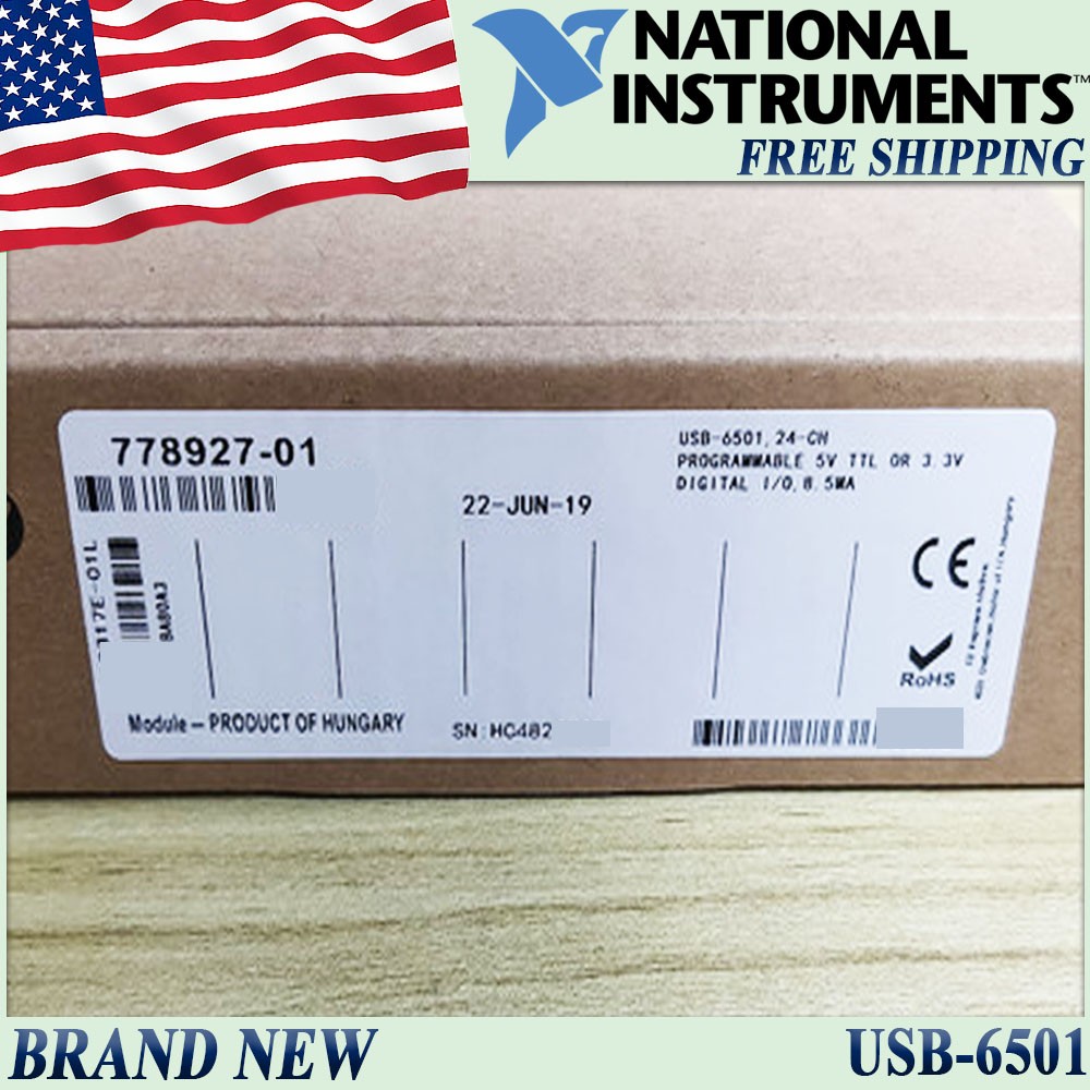 For National Instruments USB-6501 Data Acquisition Card, NI DAQ DIO