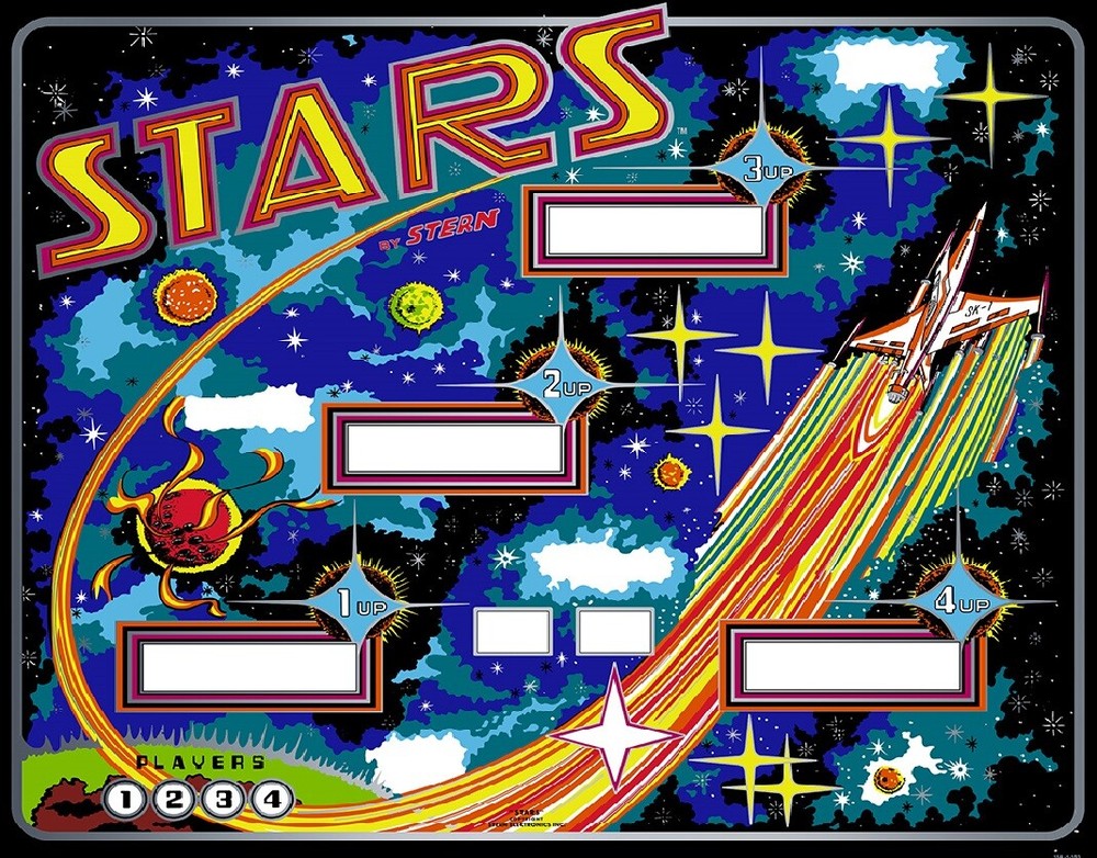 STARS - NON GHOSTING Lighting Kit custom SUPER BRIGHT PINBALL LED KIT