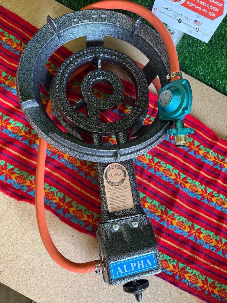 Burner Low Pressure Burner Camping BBQ Hose & Regulator
