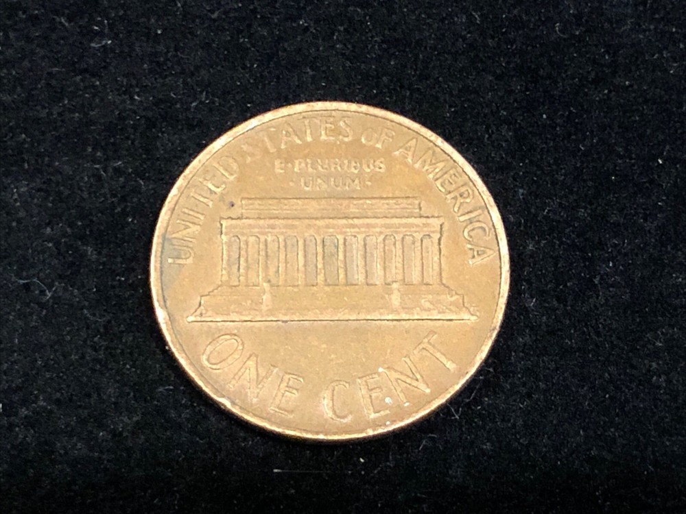 1968 D Penny L on Edge "Liberty"