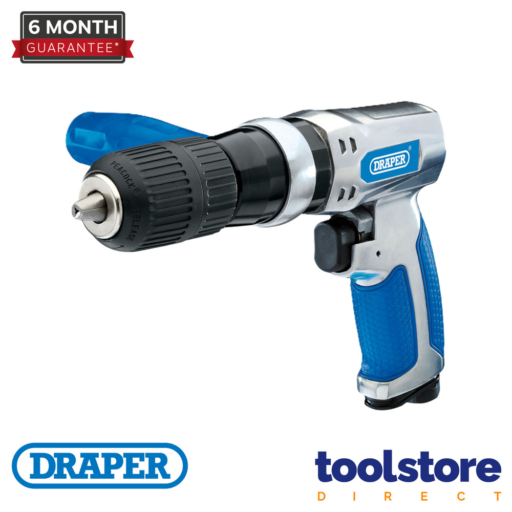 Draper 84121 Reversible Keyless Air Drill, 13mm