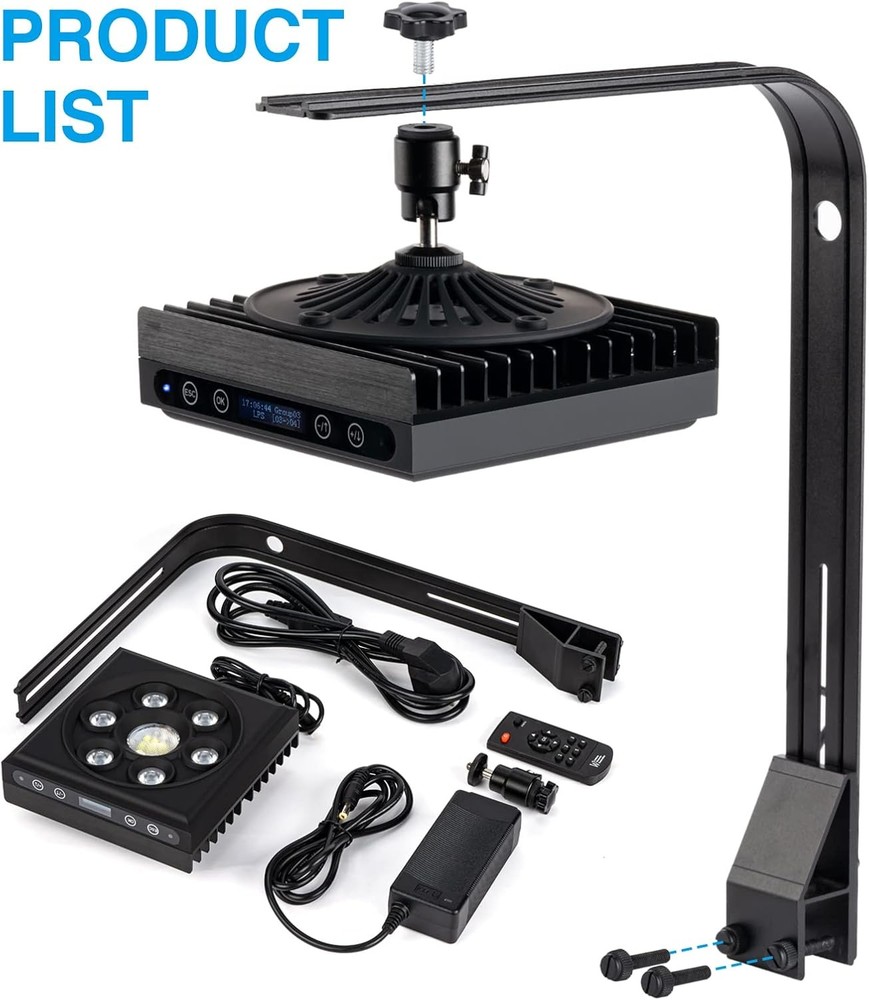 Aquarium Light-60 Watts Reef Light High Penetration Wide Coverage Sunrise Sunset