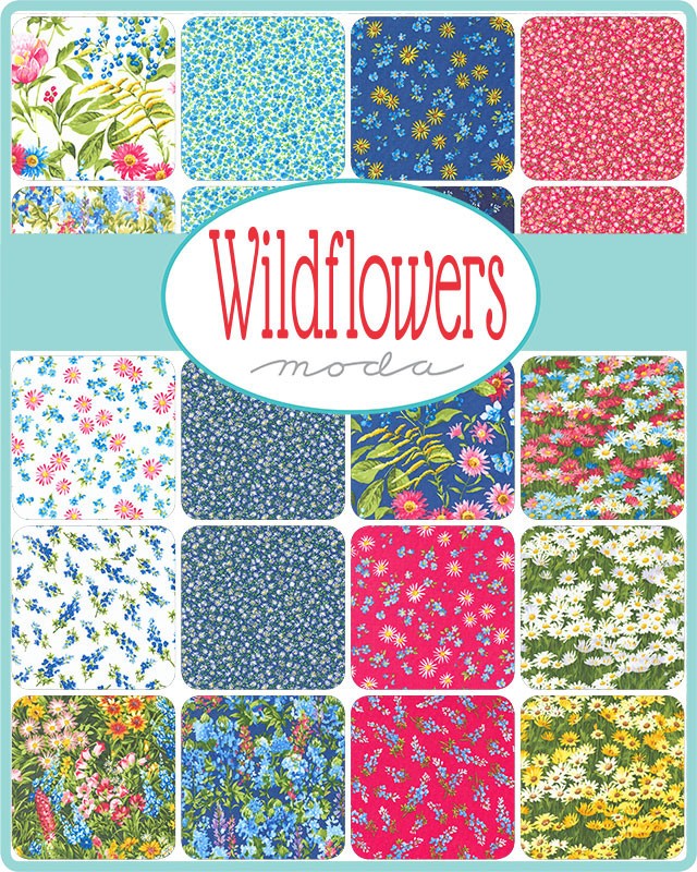 Wildflowers 2024 Moda Charm Pack