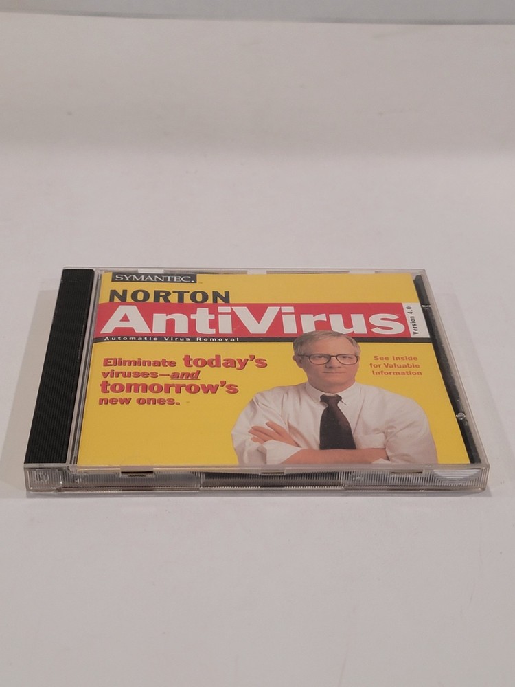 Symantec Norton AntiVirus: Version 4.0 (PC CD-ROM, 1997)