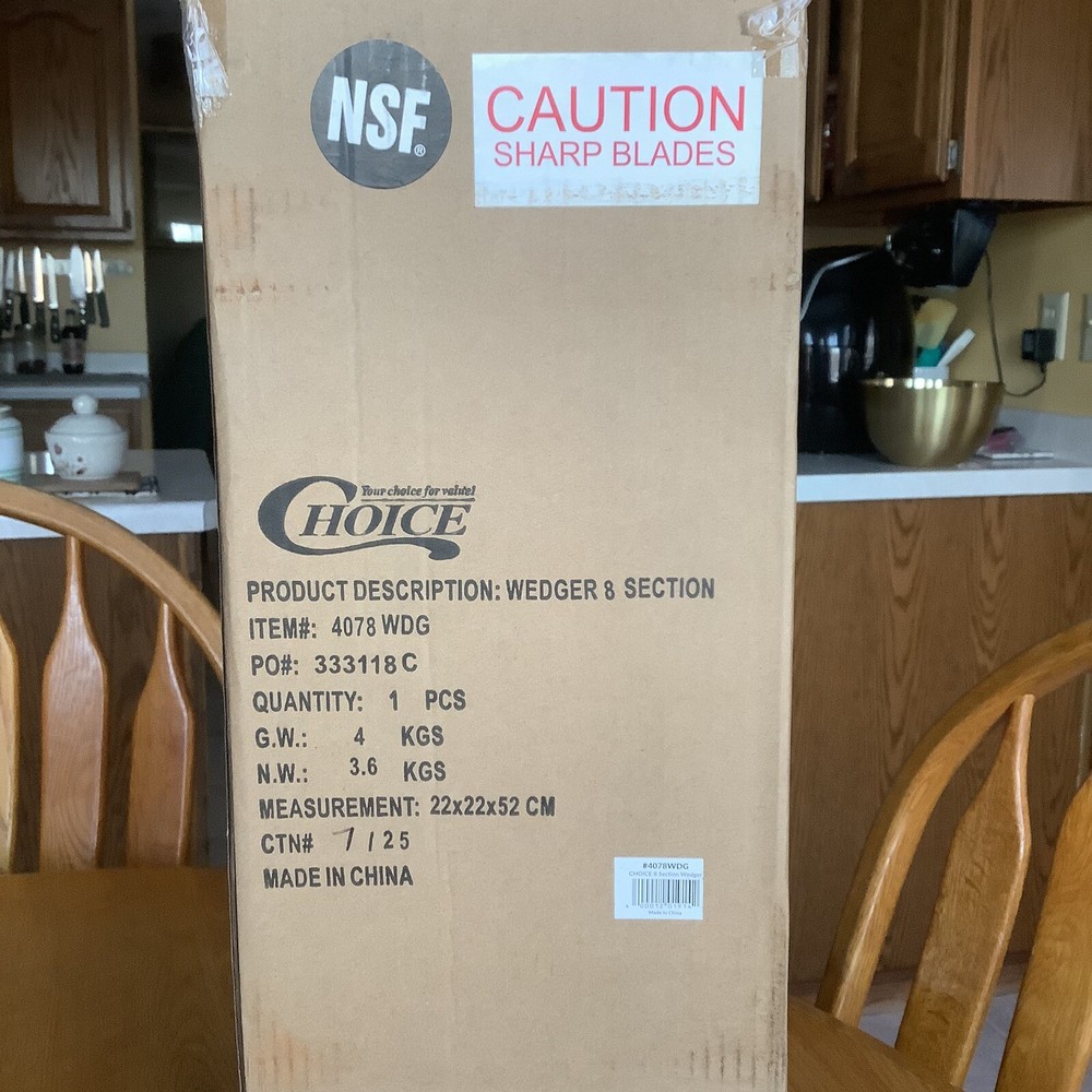 Choice Brand NSF 8 Section Potato Wedger