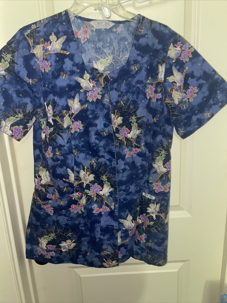 cherokee scrub too vintage fairies medium