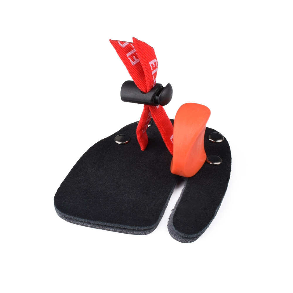 Archery Soft Leather Finger Tab Protector Guard Hunting Practice Left/Right Hand