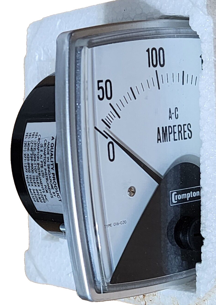 CROMPTON CRPM16130 A-C METER 0-200A TYPE: 016-020