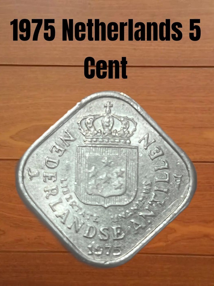 1975 Netherland 5 cent Coin