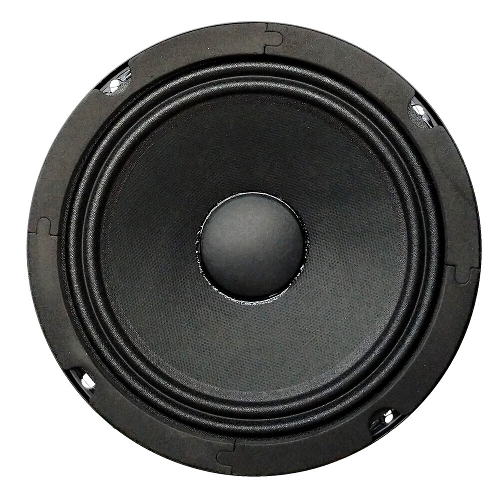 HyperPower 6.5" Midrange Speaker 200-Watt RMS 8ohm Installation HP60MD 94dB,1 pc