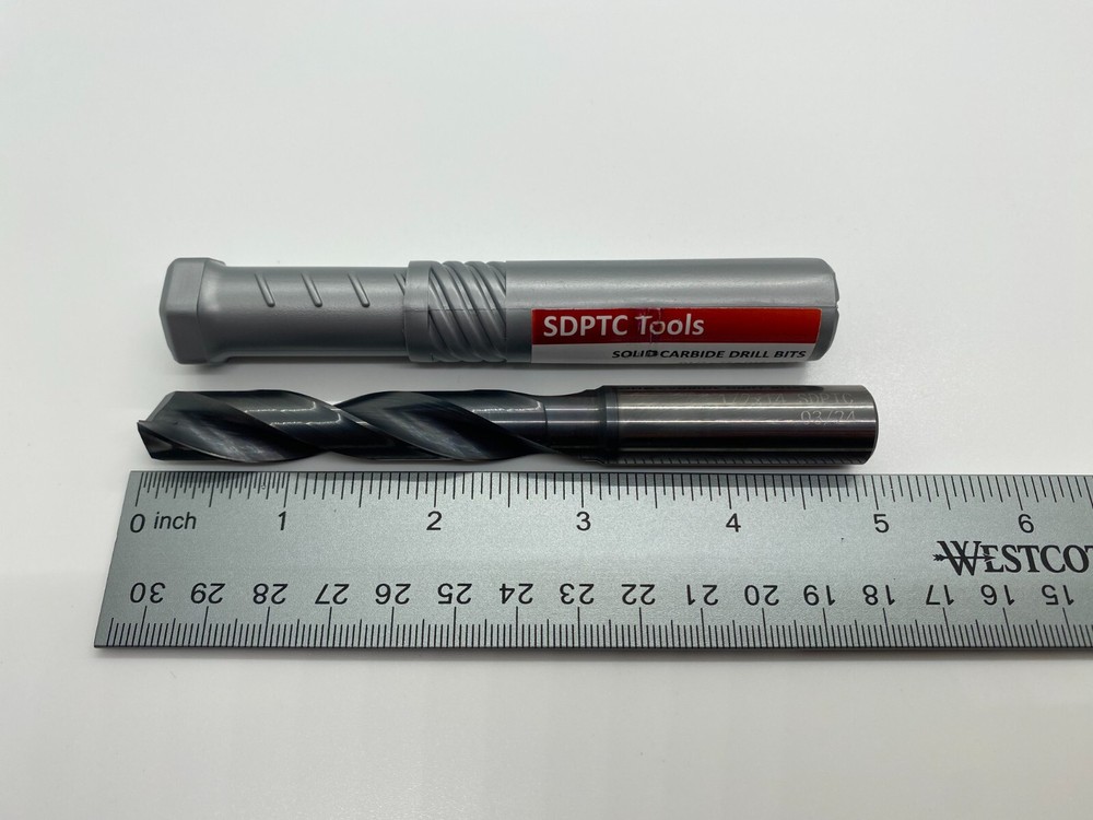 SDPTC 1/2" (12.7MM) SOLID CARBIDE COOLANT THROUGH DRILL   CNC HIGH PERFORMANCE
