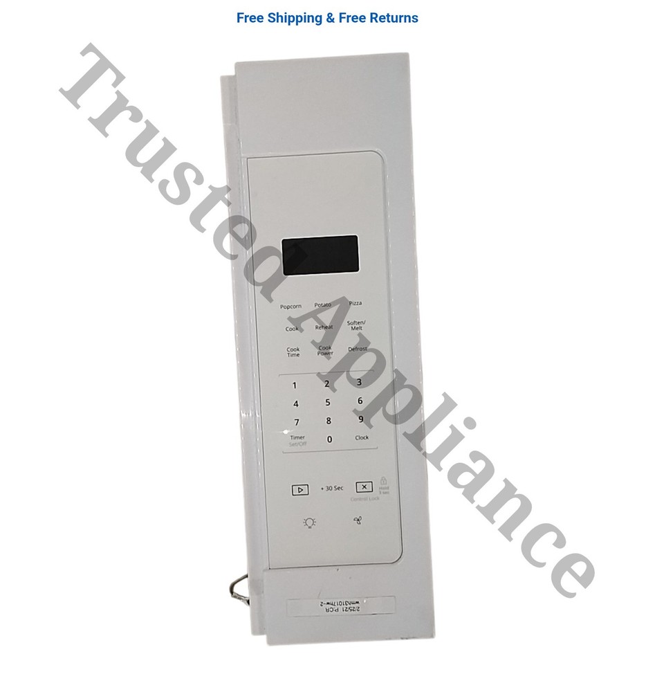 Whirlpool Microwave Control Panel Console W11247222 black