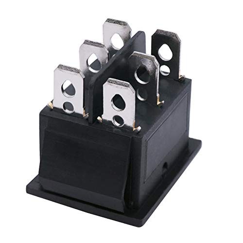 Latching Polarity Reverse Switch 12V 10A DC Motor Control 6 Pin 3 ordinary