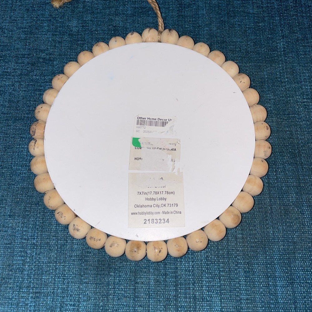 Wood Nautical Compass Decor
