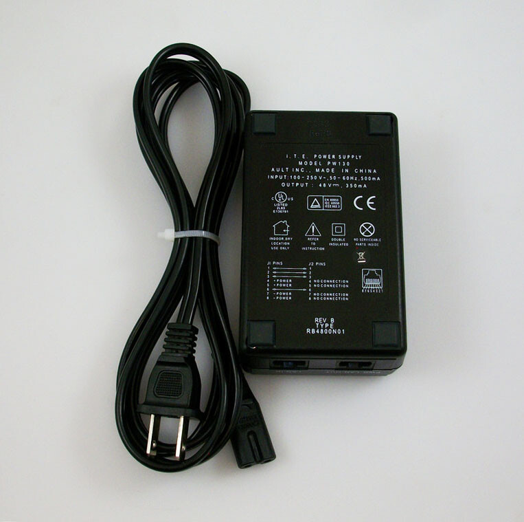 ITE Model PW130 RB4800N01 48VDC Ethernet Power Adapter