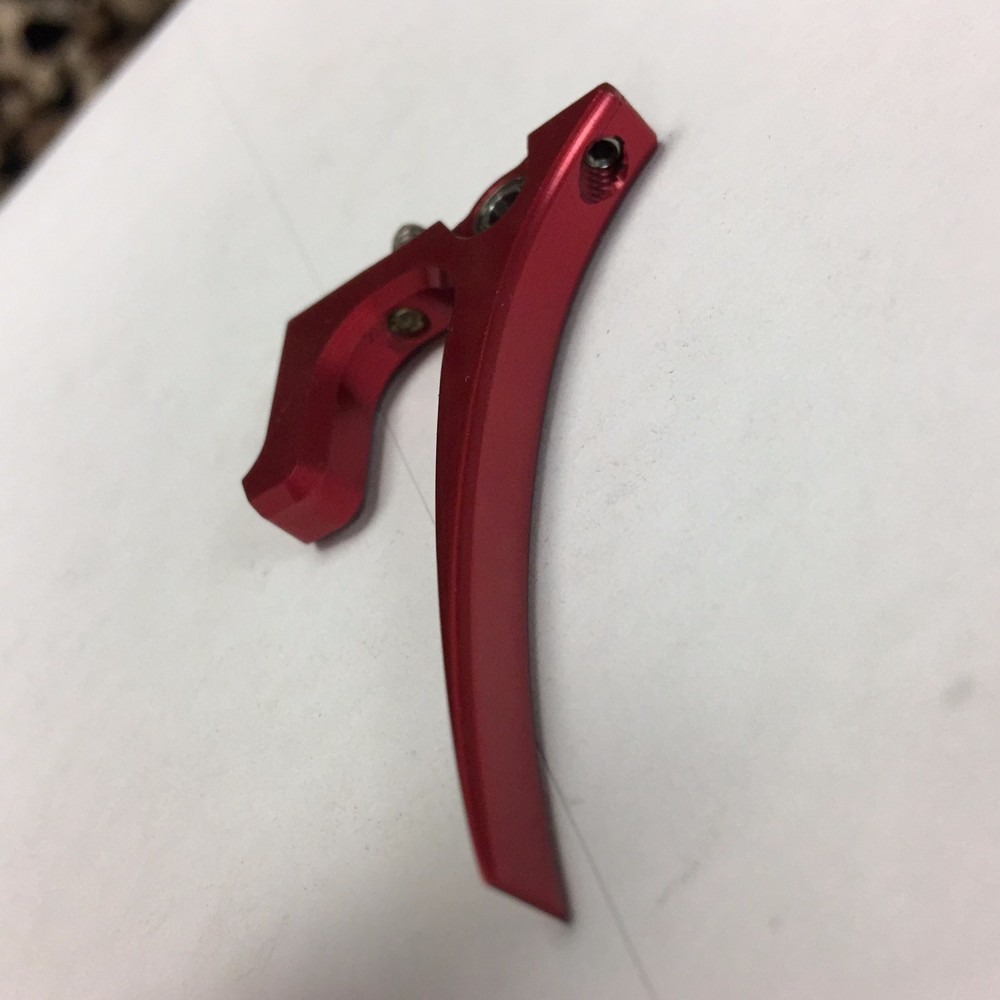 NEW - Custom Products CP Paintball PM7 Rake Trigger - Red