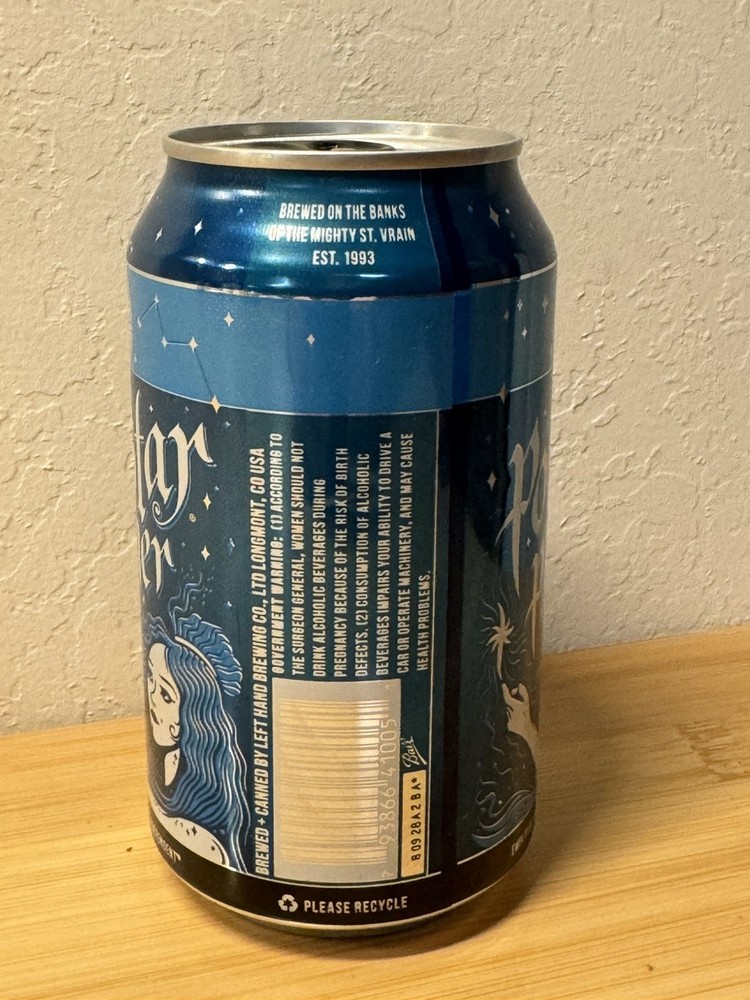 Polestar Pilsner - Empty Beer Can - Bottom Opened - Colorado