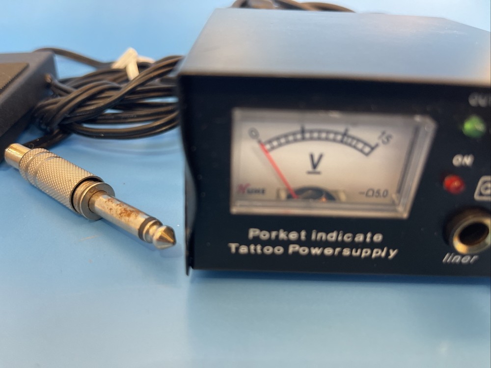 PORKET INDICATE TATTOO POWERSUPPLY POWER SUPPLY Untested