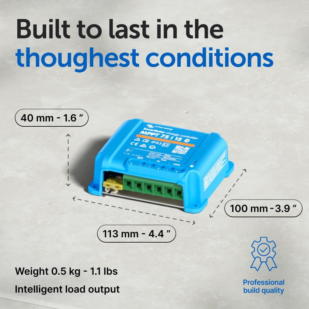 Smartsolar MPPT Solar Charge Controller (Bluetooth) - Charge Controllers for Sol