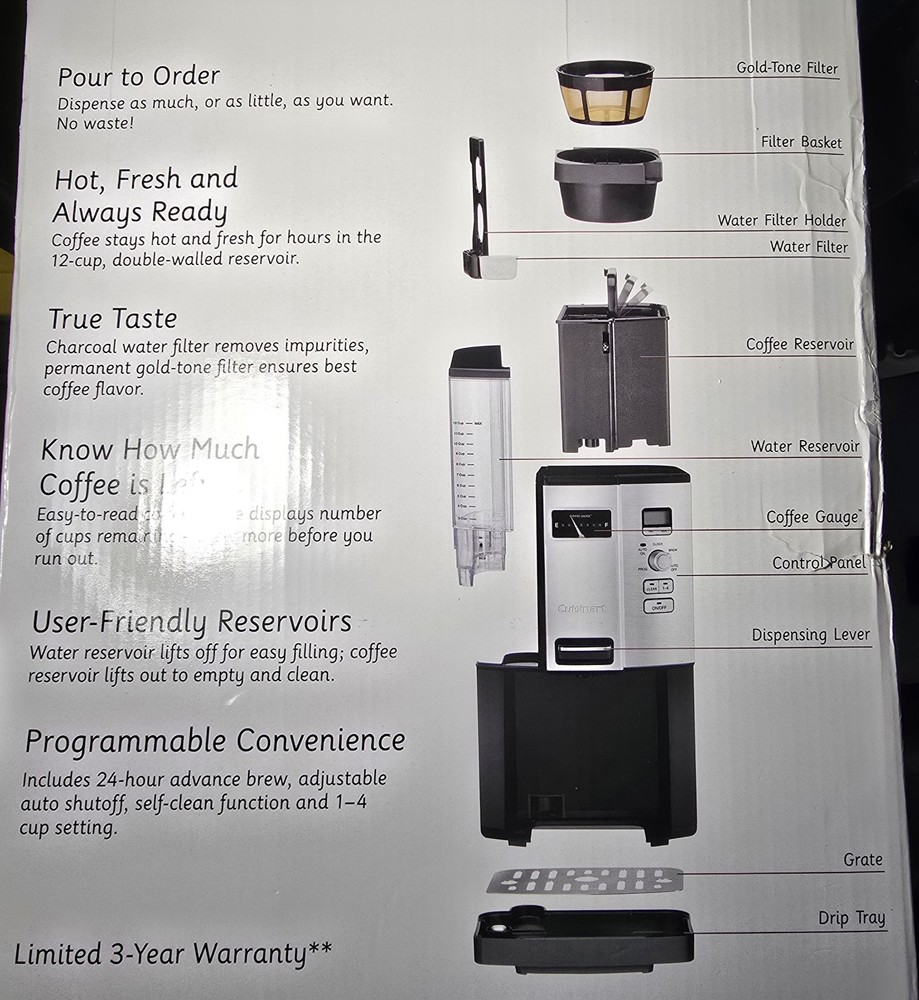 Cuisinart Coffee On Demand 12 Cup Programmable Coffeemaker