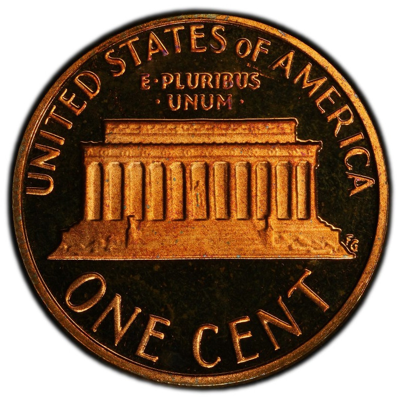 1981-S Type 1 Rounded "S" Proof Lincoln Memorial Cent 1C