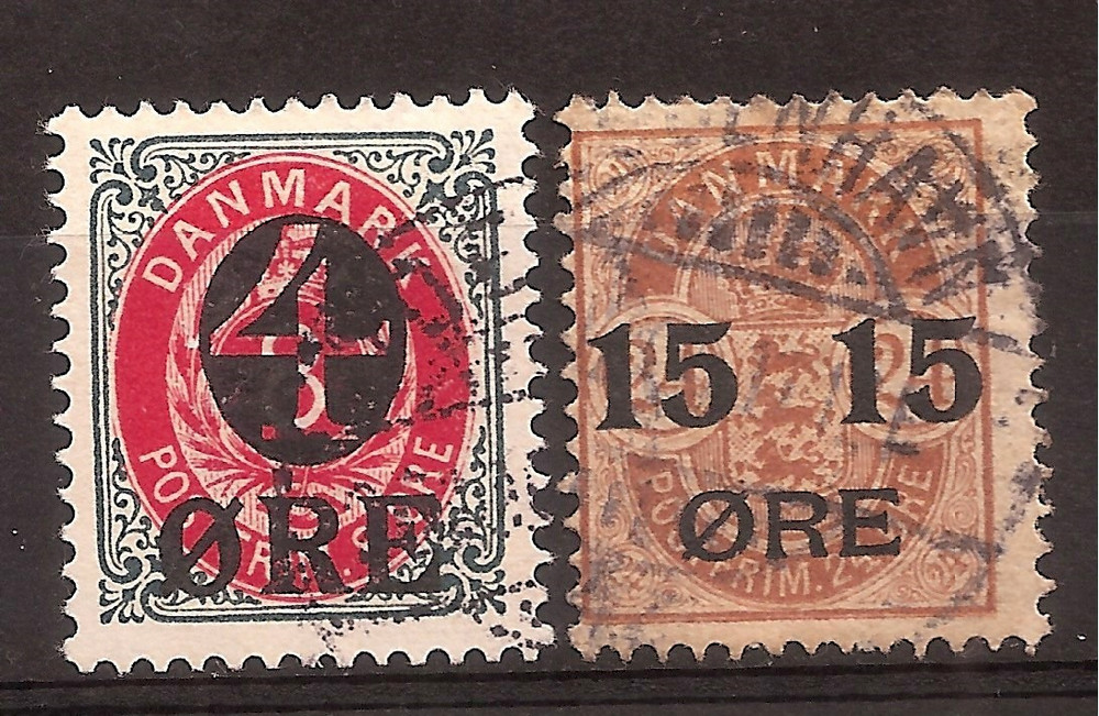 Denmark   Sc# 55a-56   Used   CV$ 77