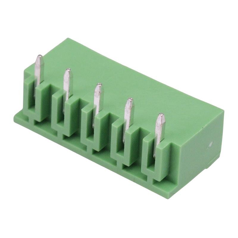 10 x 5-Way 5.00mm Horizontal PCB Header Closed Ends 15A 300V