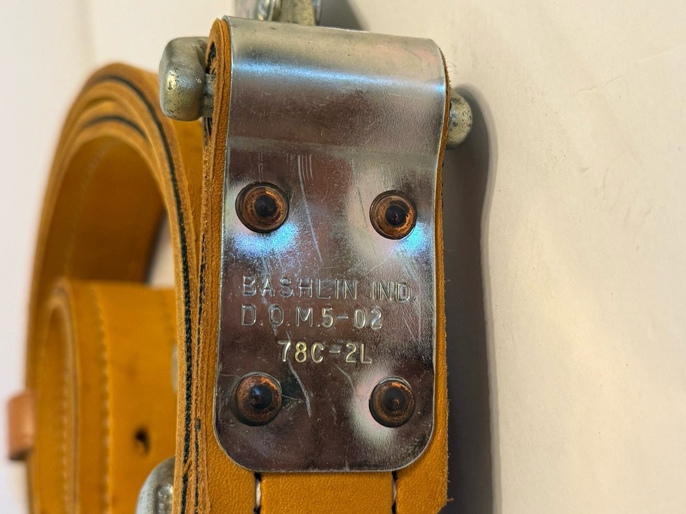 Bashlin 78C-2L 78" Leather Linemen Pole Strap