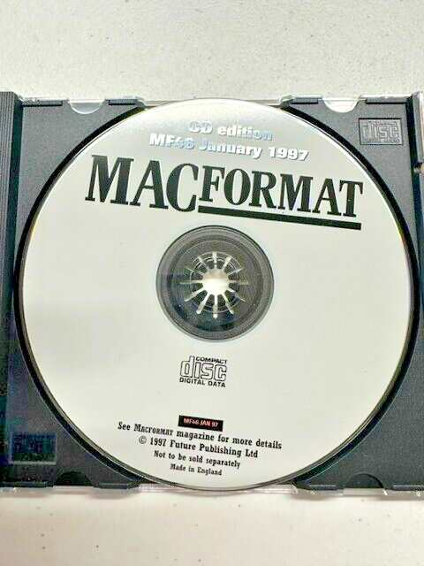 Mac Format CD-Rom Disc January 1997 Media Paint 1.1.2