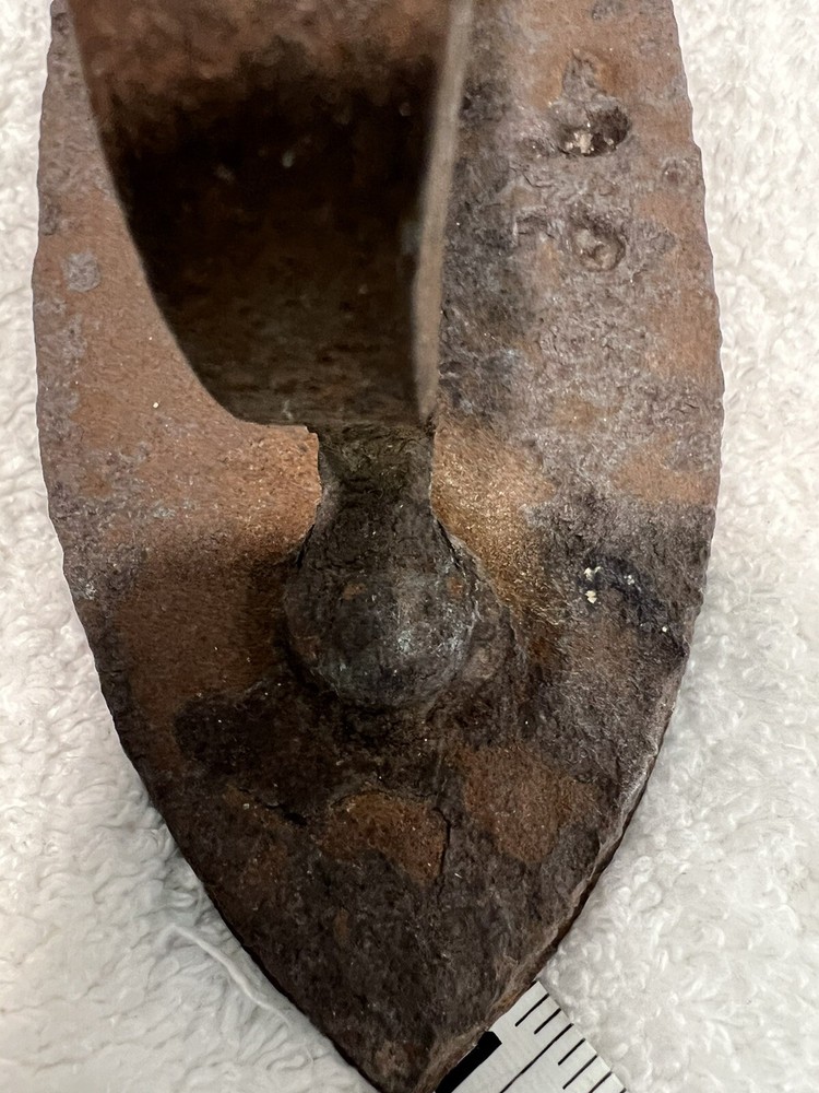 Antique Cast Iron Primitive Iron Wrought Iron Ironing Tool Fire Pit Iron OLD