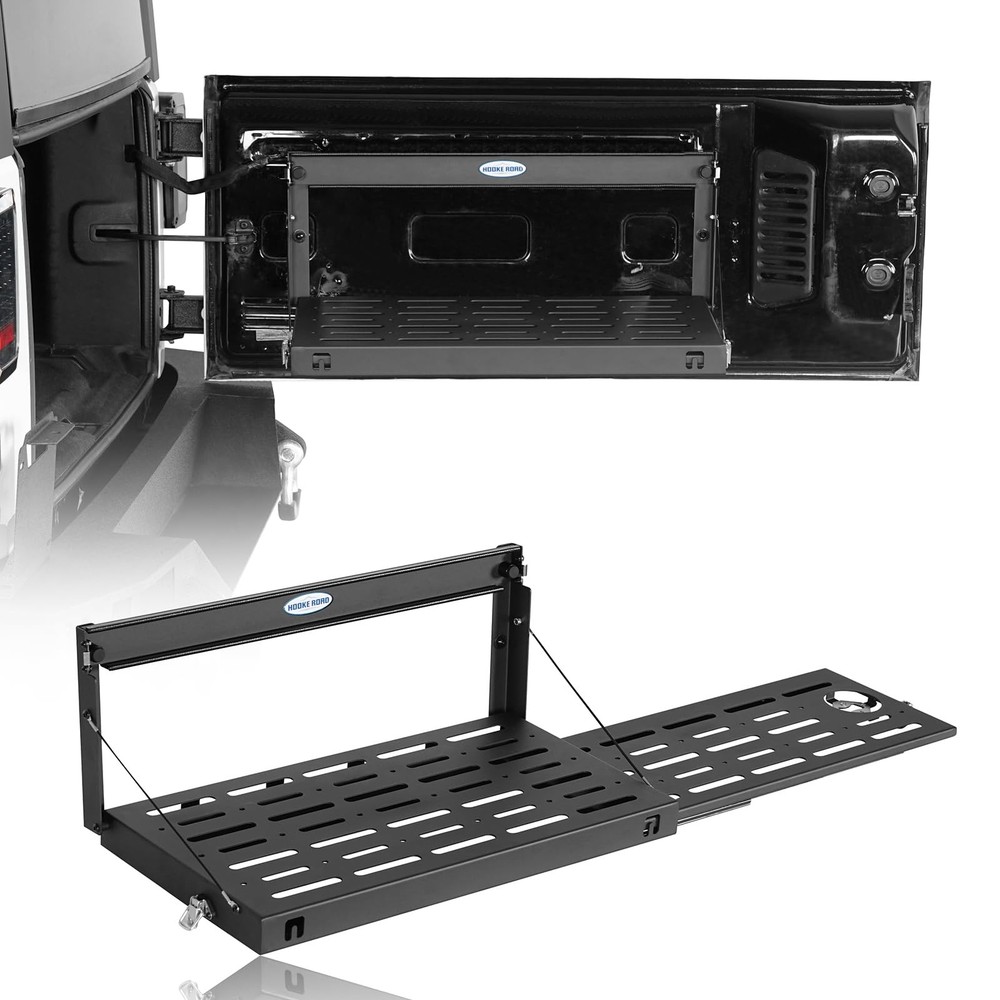 2015-2018 Wrangler JK JKU Tailgate Table Pull-out Cargo Shelf Foldable
