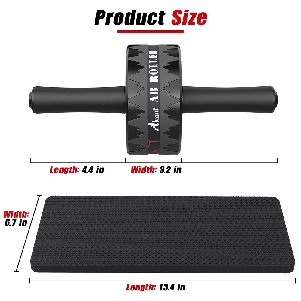 Ab Roller Wheel, Abs Workout Equipment for Abdominal & Core Strength Training...
