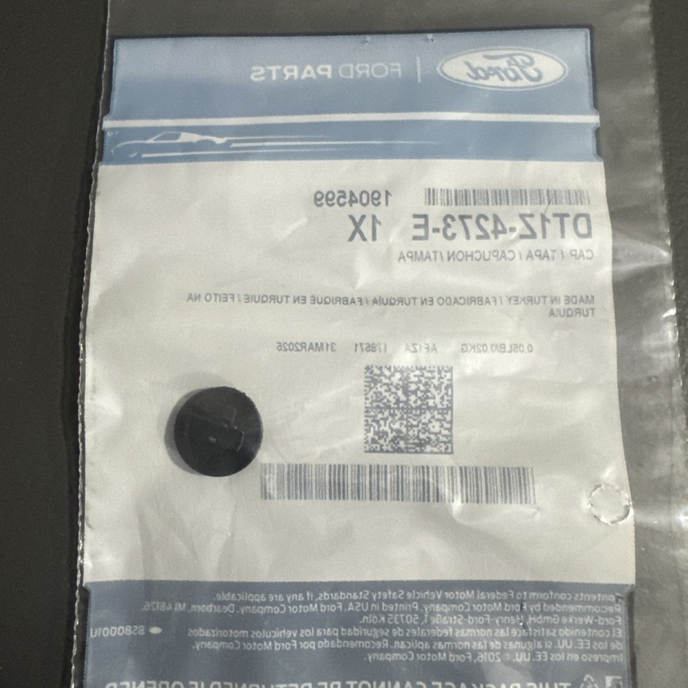 Genuine Ford Check Cap DT1Z-4273-E