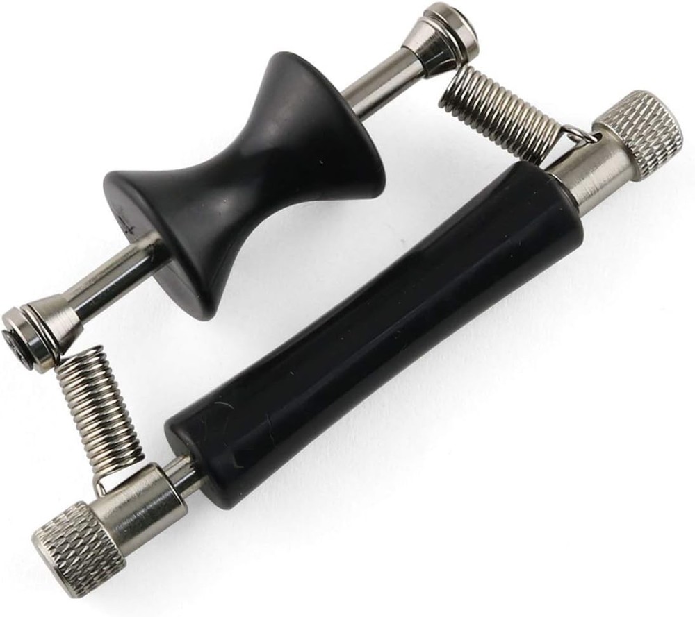 Guitar Rolling Capo Sliding Adjustable for Tuning silver + black