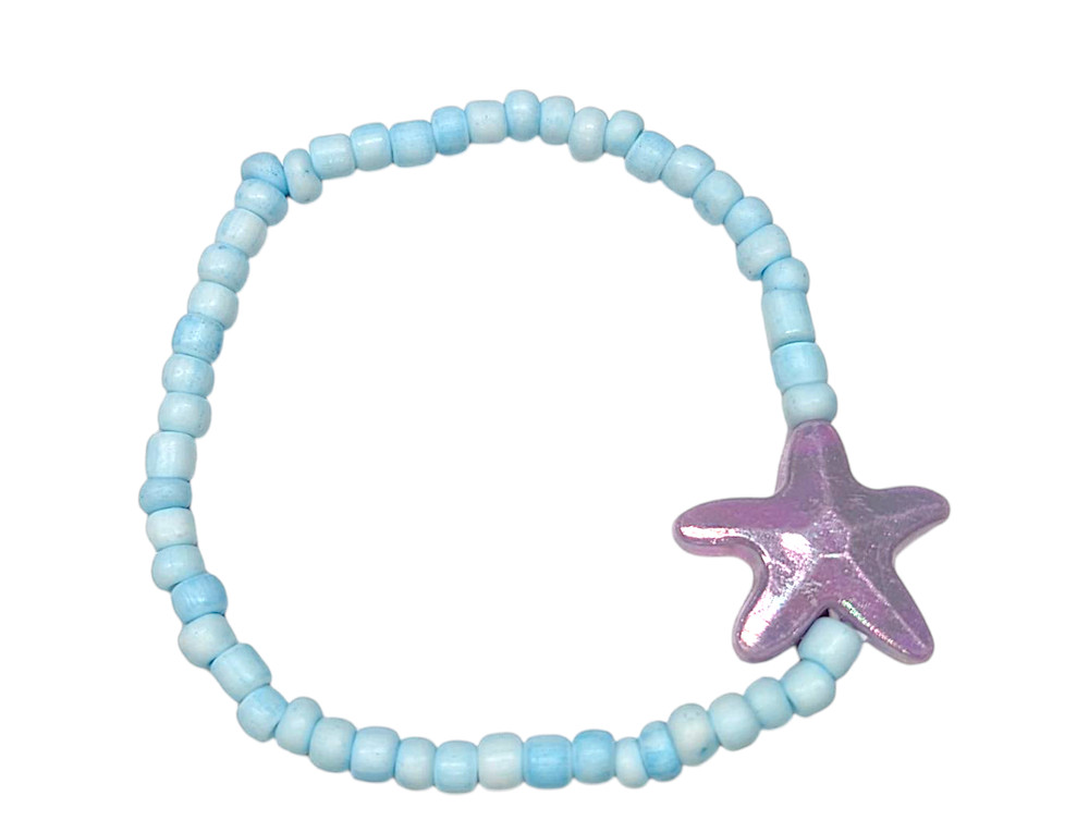 Powder Blue Starfish (Random 3) Bracelet