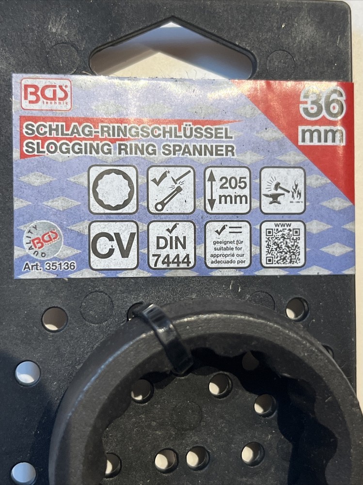 Piochant Ring Clamp 36mm - Code BGS35136 FBGS35136 BGS Workshop