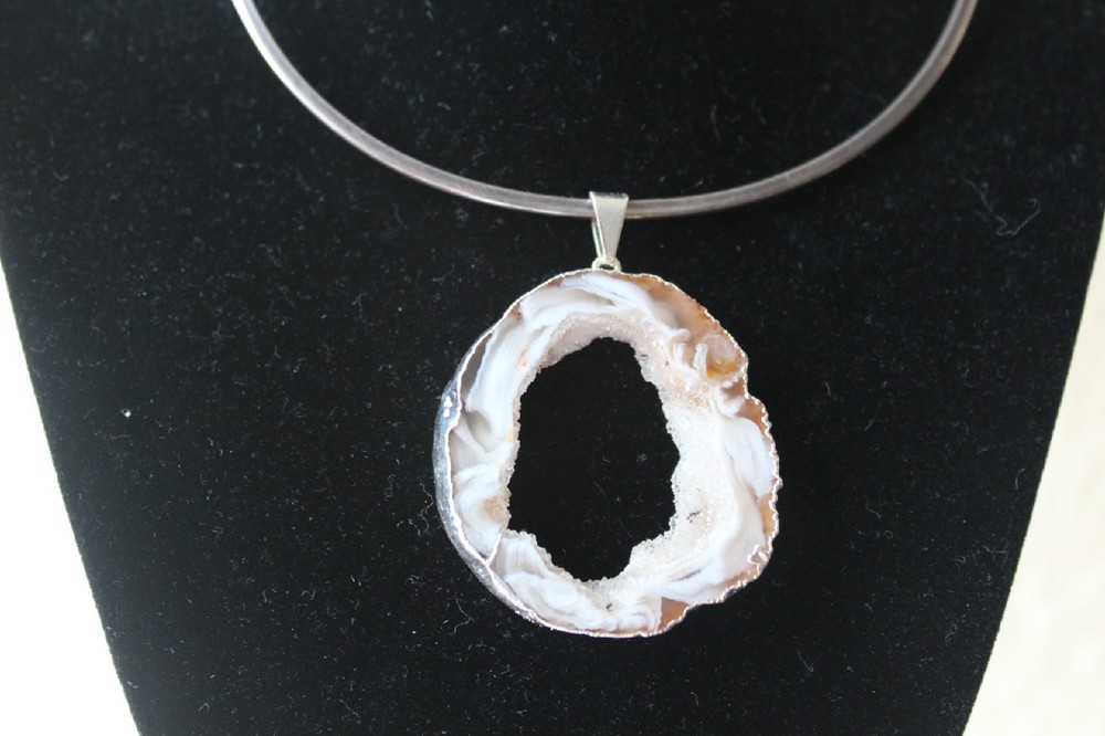 Geode Slab Pendant from Brazil R243